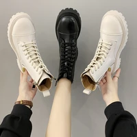 womens summer boots womens shoes round toe boots womens mid pack lolita 2021 rock retro zipper british style womens boots
