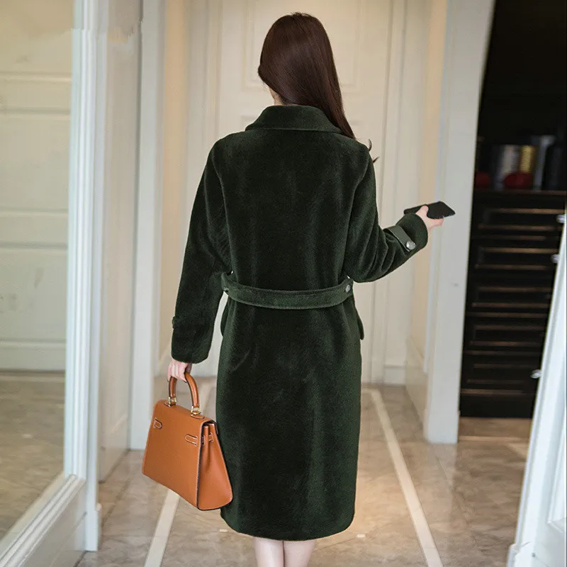 Boollili 2020 пальто из натурального овечьего меха женская зимняя куртка женские