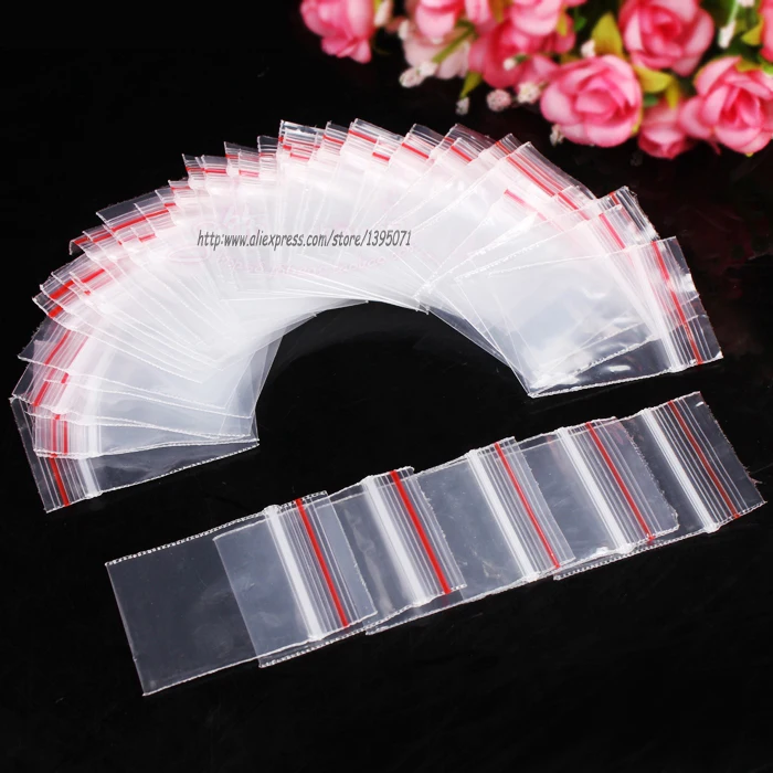Мини 5c пластиковая сумка на молнии для упаковки ювелирных изделий Подарочная