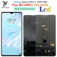 original 6 1 display replacement for huawei p30 lcd touch screen digitizer assembly ele l29 ele l09 ele al00 lcd repair parts