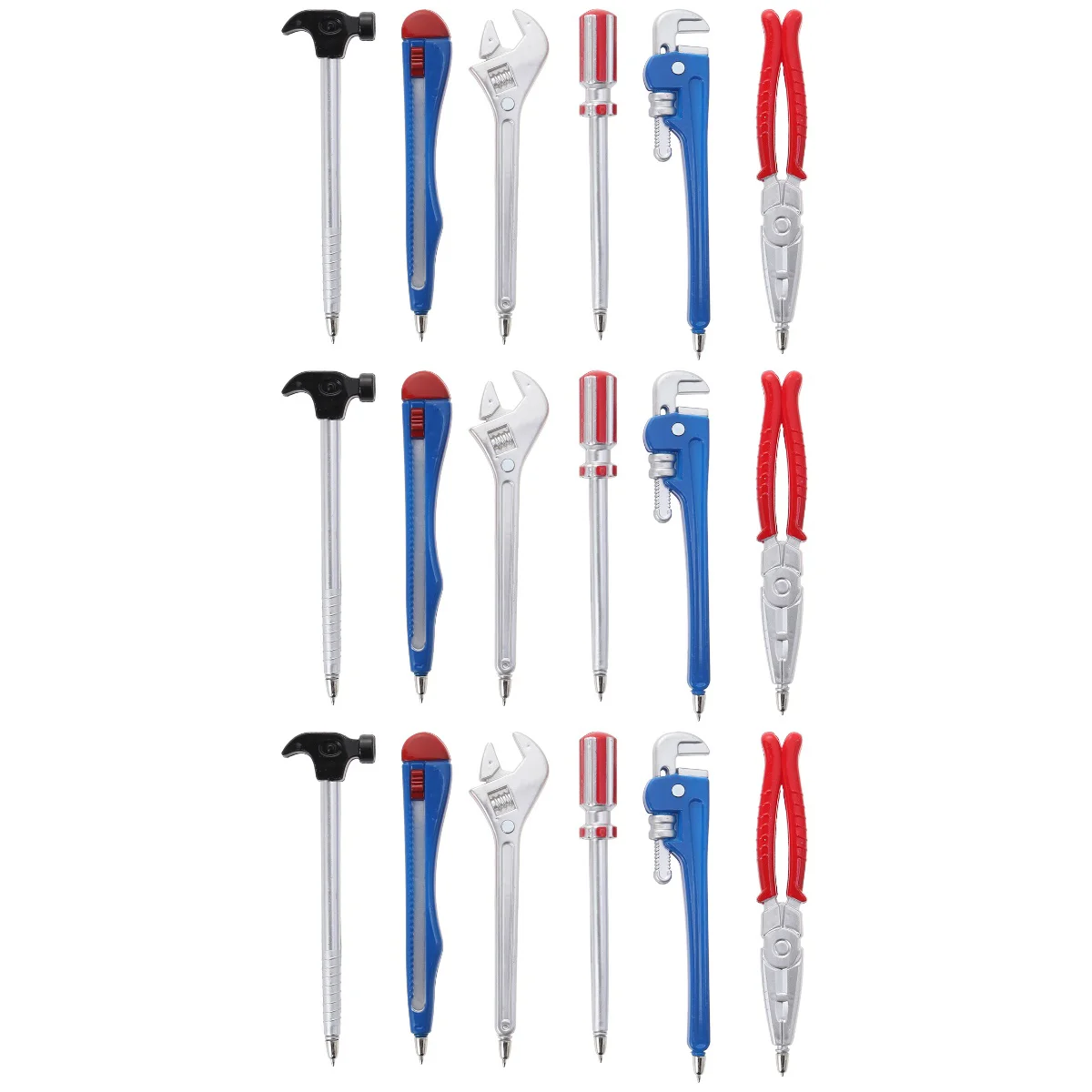 

Детские шариковые ручки, инструменты в форме креативных шариковых ручек для дома и школы, 18 шт. (трубчатый ключ + отвертка + полезные принадле...