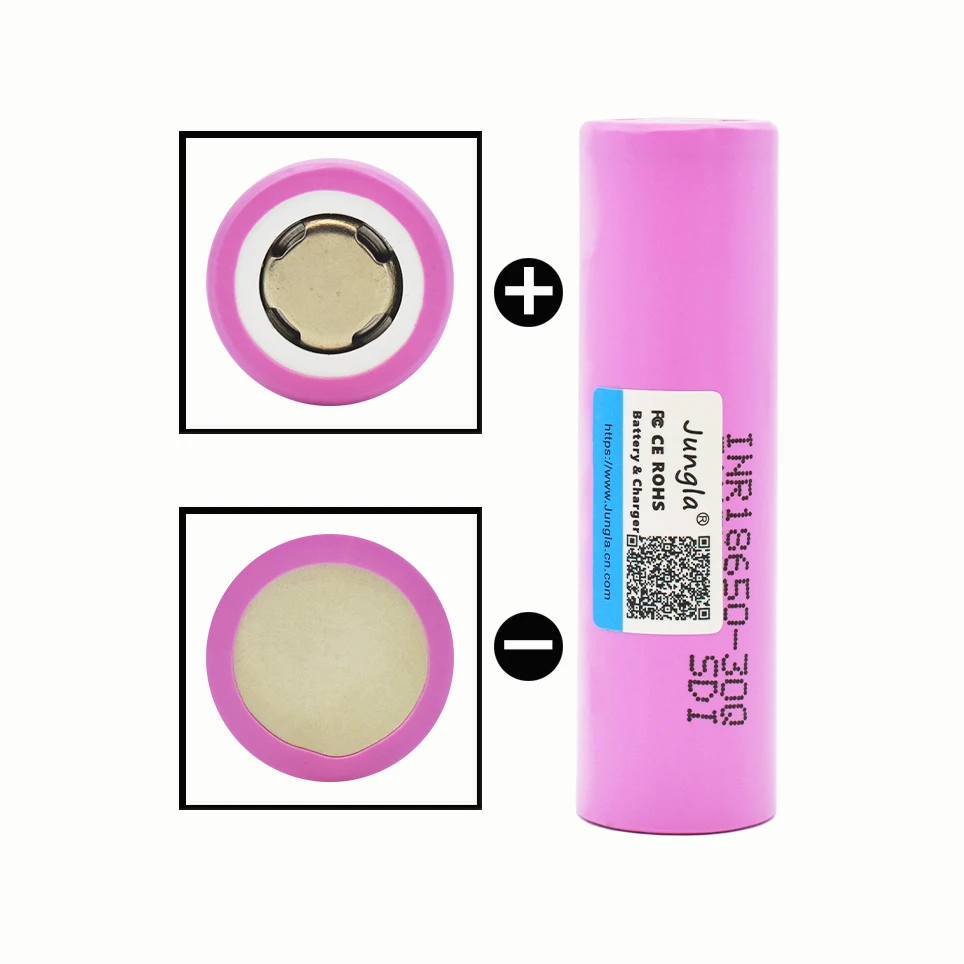 

2021 NEWEST 3000mah 3.7V 18650 Battery for INR 18650 INR18650 30Q 20A Rechargeable Lithium Battery for E-cigarate Flashligh