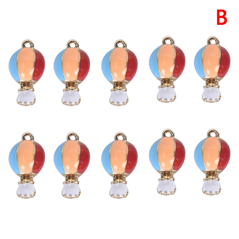 10 шт./компл. смешанные цвета модные Diy эмалированные воздушные шары подвески