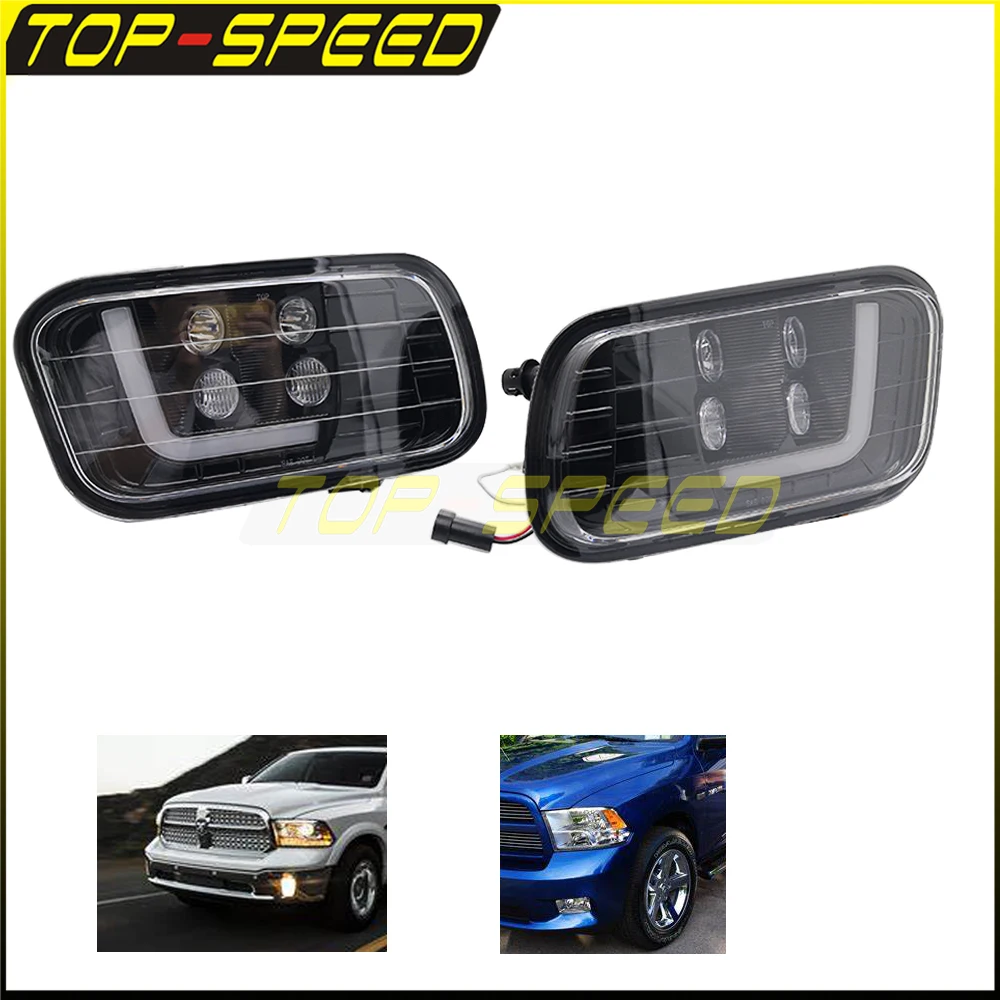 

Custom Daytime Running Light Front Daytime Headlight For Dodge Ram 1500 2500 3500 2010-2014 Trucks Waterproof Fog Driving Light
