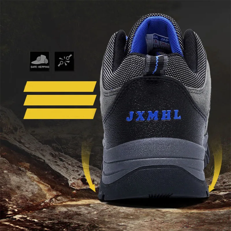 Jackshibo Hiking Upstream Shoes Boots For Men Outdoor Trekking Tourism Boots Camping Shoes Mountain Climbing Sports Sneakers