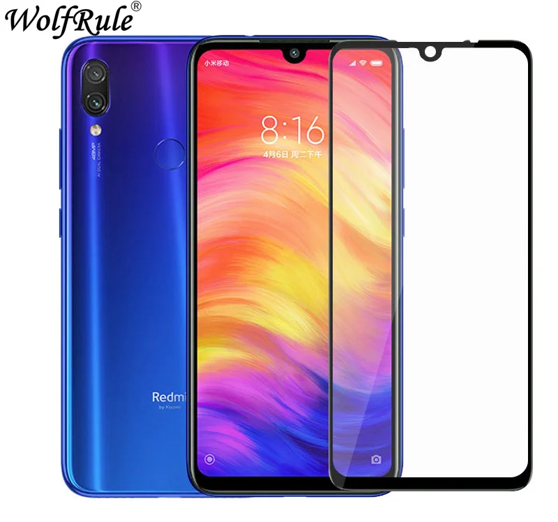 2PCS For Xiaomi Redmi Note 8 Pro Glass For Redmi 8 8A 7 7A Tempered Glass Full Glue Screen Protector For Redmi Note 8 T Pro Film
