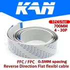 Бесплатная доставка, 1 шт., плоский гибкий кабель FFC FPC AWM 20624 80C, 60 в,  700 мм, 4568101214161820242630 булавка