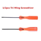 1 шт. Triwing Tri-Wing отвертка для Wii GBA DS Lite NDSL NDS SP инструмент для ремонта оптовая продажа
