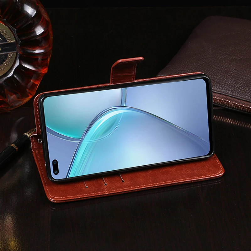 Чехол-книжка Infinix Zero 8 6 85 дюйма кожаный премиум-Чехол-бумажник Магнитный