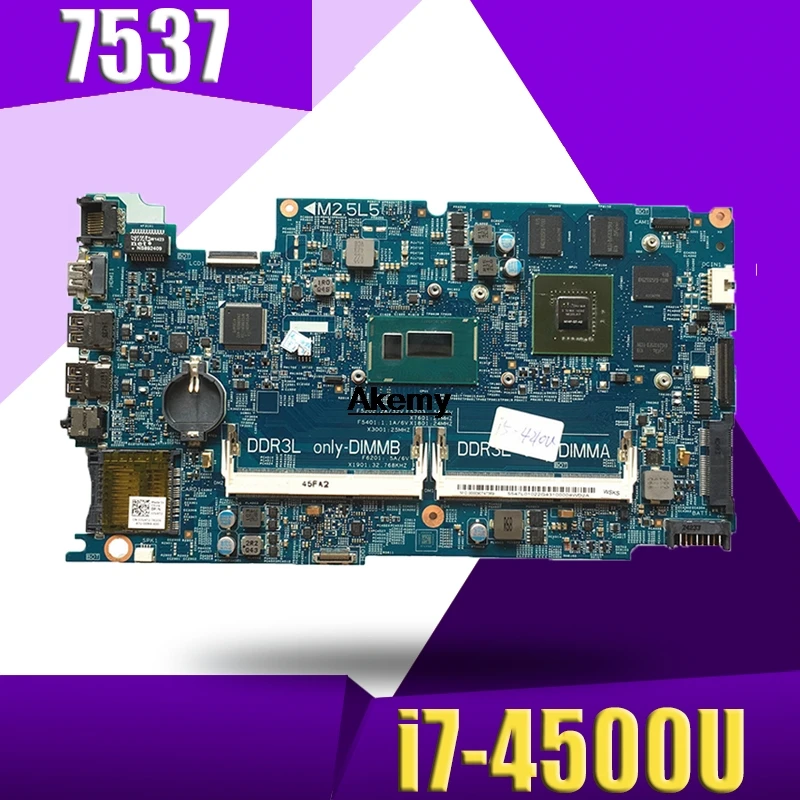 DOH50 MB 12322 2 PWB: KJ7NX placa база оригинальный для DELL 7537 5GRP2 материнская плата ноутбука