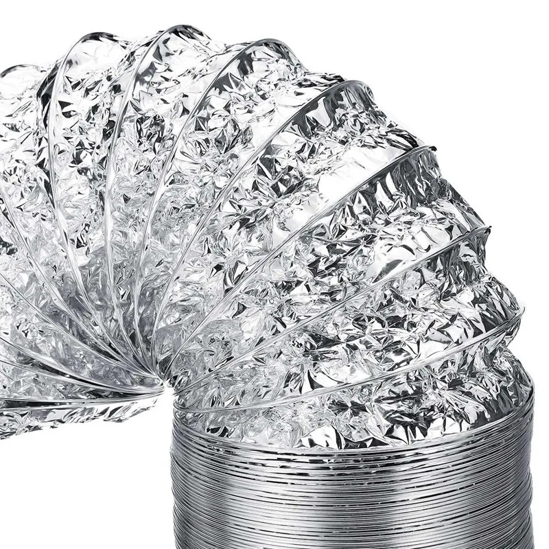 3 м Длина 100 мм/4 дюйма свежий воздух Системы гибкий Алюминий выхлопной