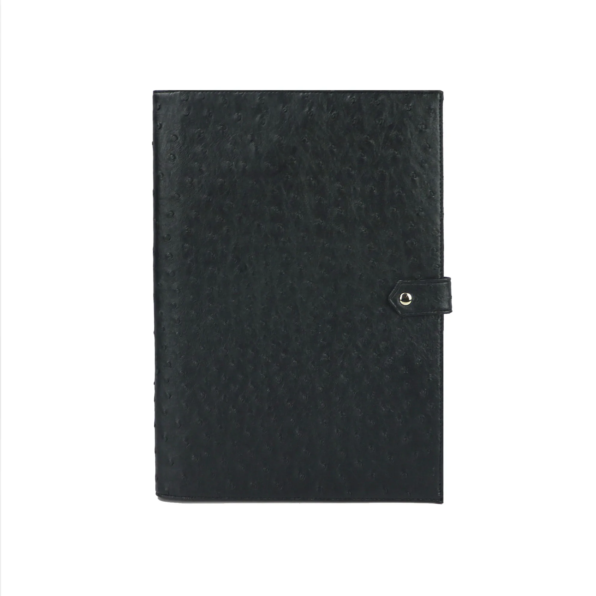 Ostrich Black Лидер продаж, мужская сумка, мужская, модная, с узором «крокодиловая кожа», Padfolio, высокое качество, бизнес, А4, держатель для файлов, Роскошный чехол для Ipad, держатель - Цвет: Ostrich Black