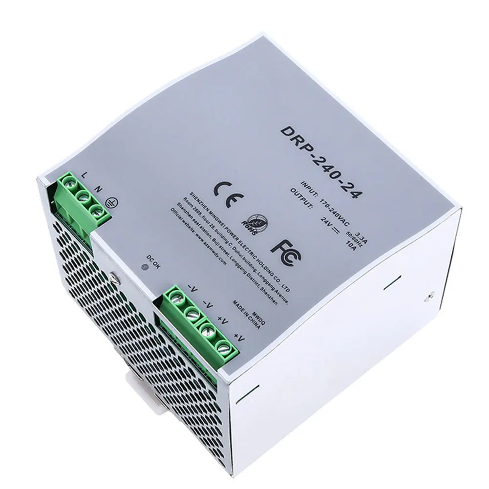 

Switching Power Supply Regulated Driver Unit DC 240W DRP-240-24 Half-bridge Driver Adapter for LED Industrial