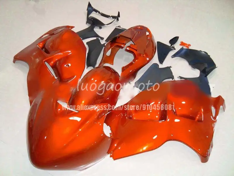 

Free custom injection fairings bodywork for all orange SUZUKI GSXR1300 1998 1999 2000 2001 2002 2003-2004-2005-2006-2007