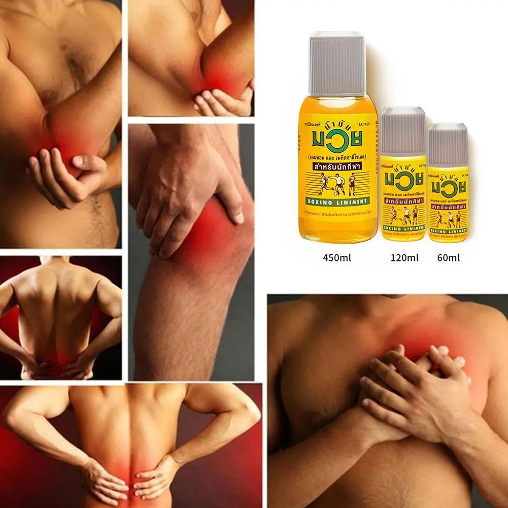 

60ml/120ml Muay Thai Oil Pain Cream Relief Oil Bruises Spine Makeup Feeling Care Sore Good Tools Joint Lumbar Effective Cre S1F4