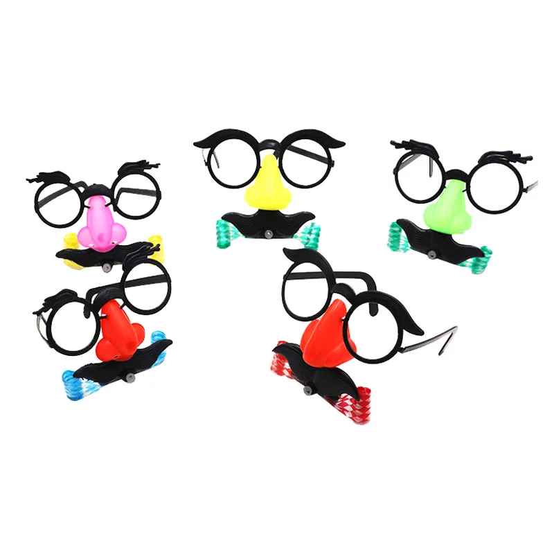 Забавные настольные игры для детей очки носа с небольшими очками (случайный цвет)