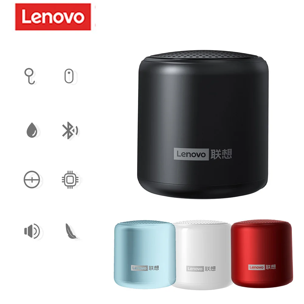 

Lenovo L01 TWS Mini For Redmi Bluetooth Speaker Portable Outdoor Loudspeaker Wireless Column Music Surround Bass Waterproof
