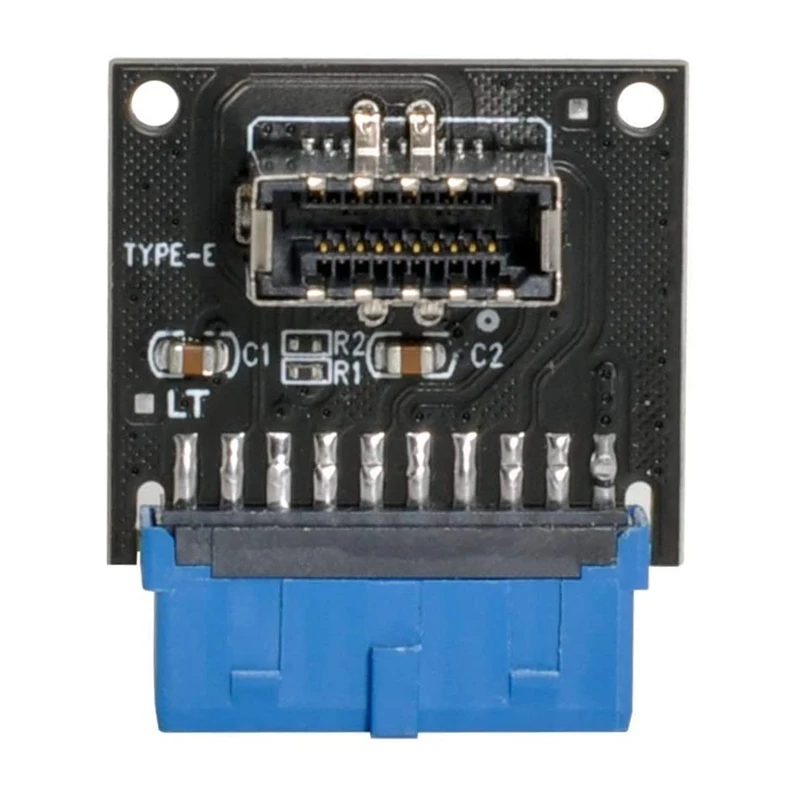 

USB3.0 to 3.1 Front TYPE-E Adapter 20-Pin to 19-Pin Extension Adapter for Motherboard