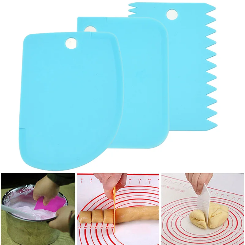 3 шт. Кондитерские резаки для теста резак торта лопатка скребок крема инструменты