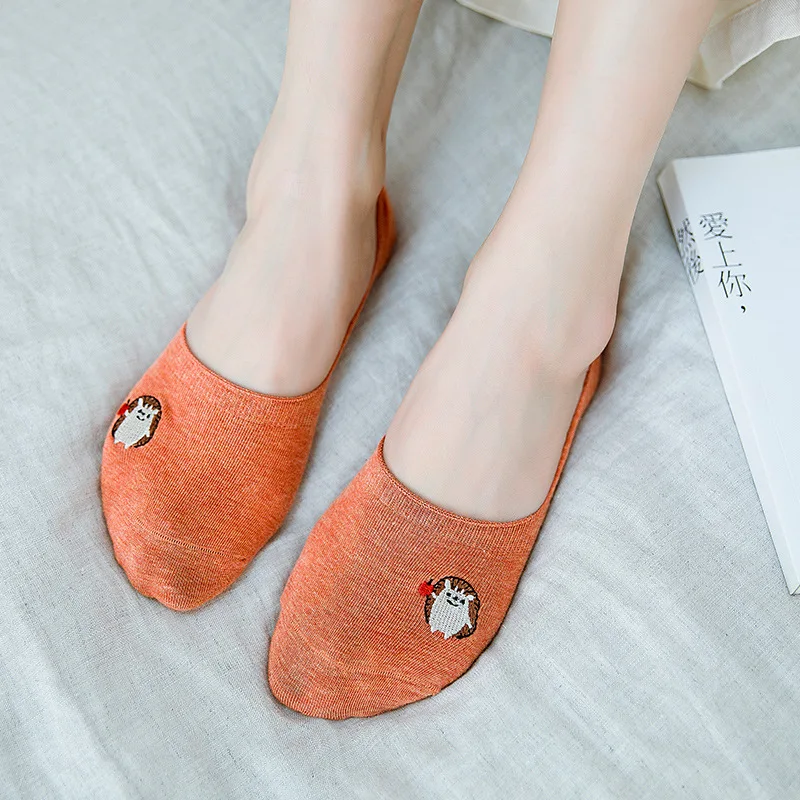 Забавные Для женщин динозавр кошка полярный медведь уход за кожей лица No Show