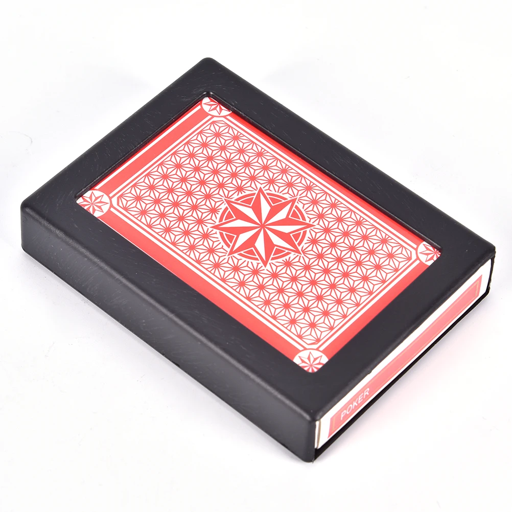 Волшебный покерный исчезающий бокс крупным планом волшебный трюк Забавный чехол