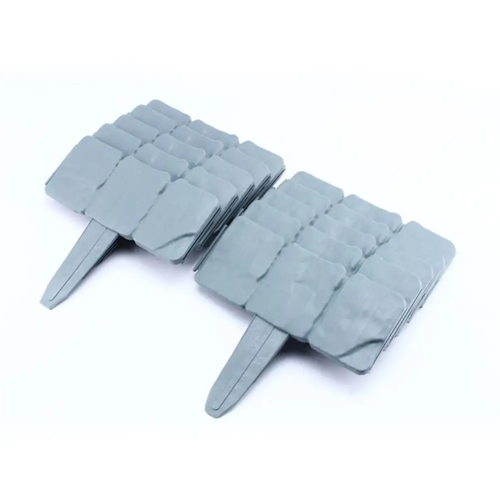 5/10 шт. Серый садовый забор окантовка мощеная вставка напольный тип пластиковый