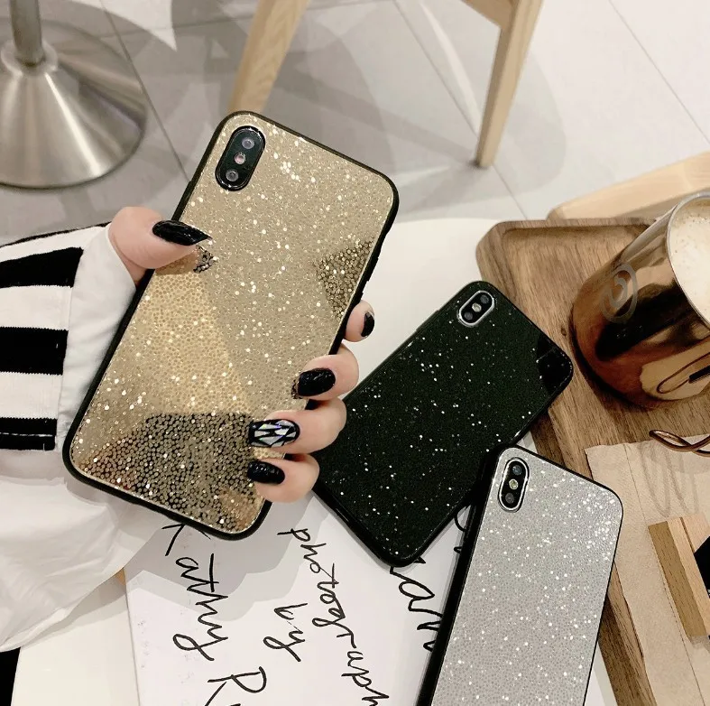 case for iPhone 11 XR 7 8 Pro Max X XS Plus 6 6s cover glitter sequin | Мобильные телефоны и аксессуары