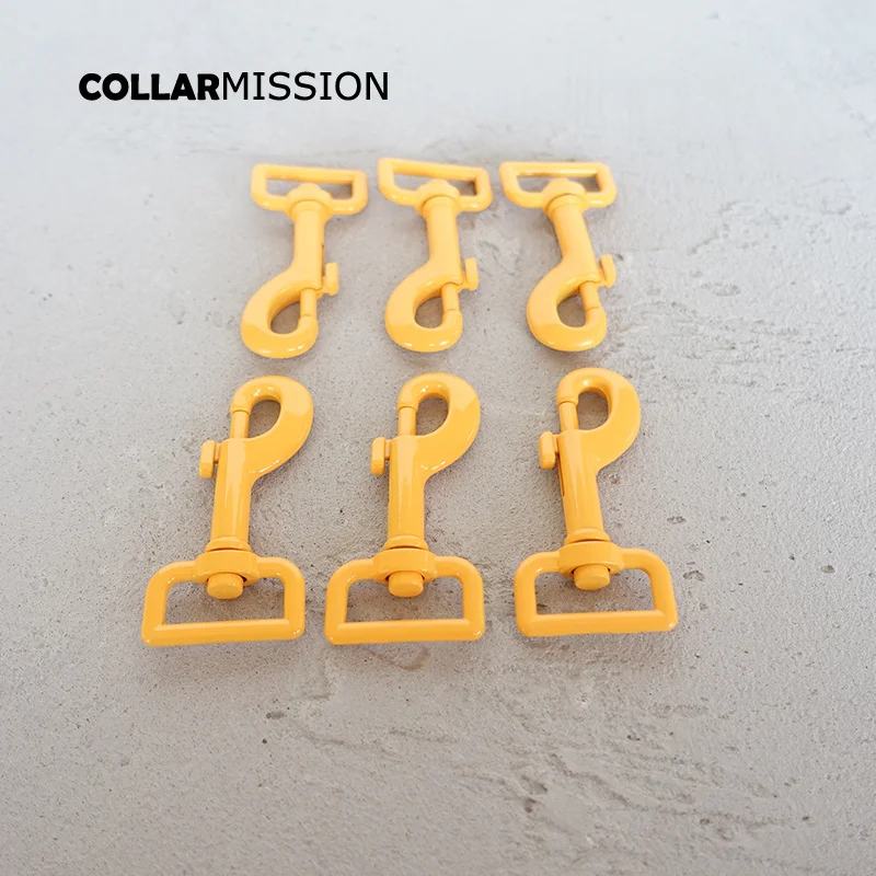 Metal orange colored baking paint dog clip hook durable and strong swivel snap zinc alloy Diy accessories CPK25O | Дом и сад