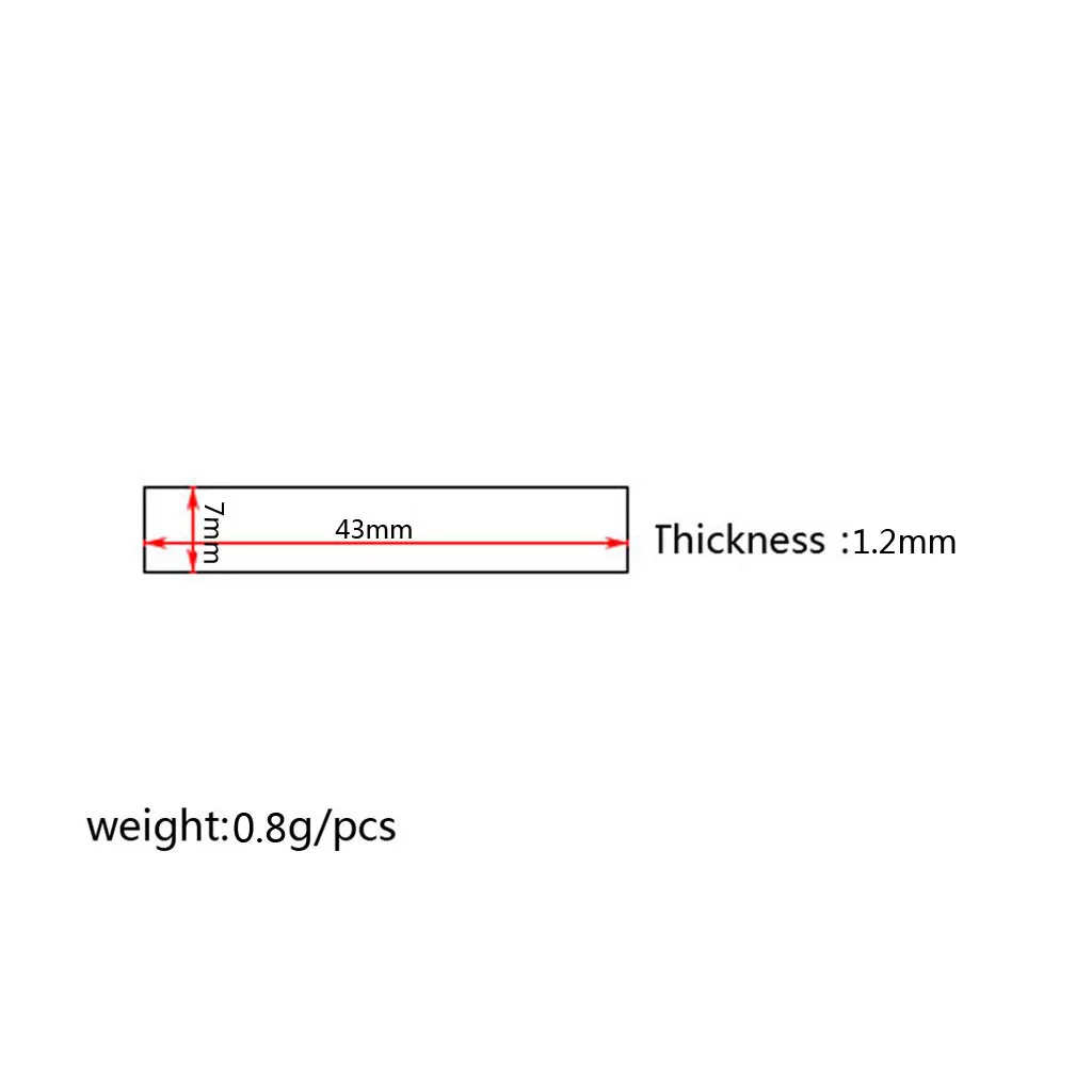 

10x Decorate Inlay White Mother of Pearl Shell Blanks 0.05inch Thickness