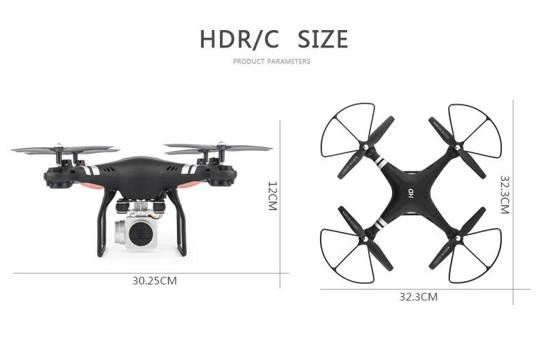 RC WI-FI с видом от первого лица Квадрокоптер 4K HD Камера Дрон профессиональной воздушной видео 6 Axis Gyro 4 Каналы р/у вертолет Квадрокоптер с высокой фиксацией