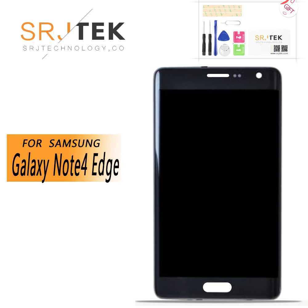 

100% ORIGINAL 5.6'' 2560x1440p LCD For Samsung Galaxy Note 4 edge N915 N9150 N915F LCD Display Touch Screen Digitizer Assembly