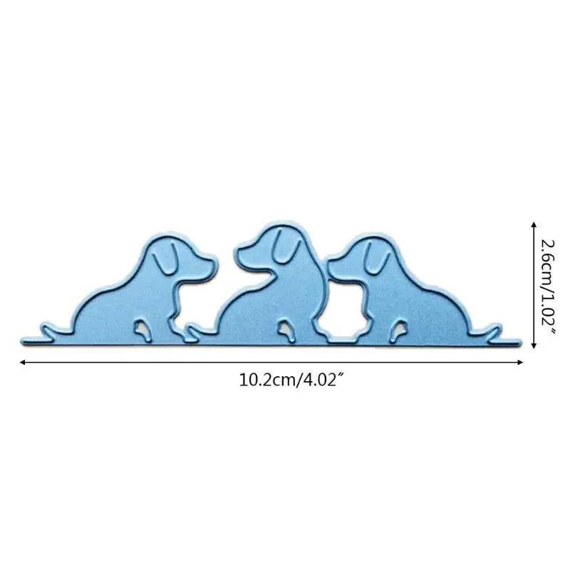 

Dogs Metal Cutting Dies Stencil Scrapbooking DIY Album Stamp Paper Card Emboss 95AA