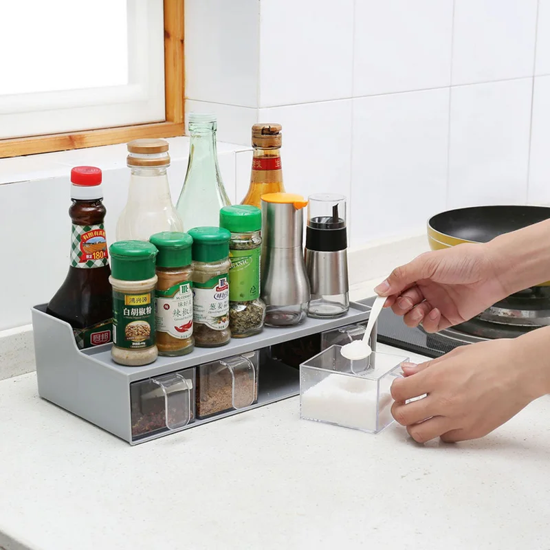 

Стеллаж для хранения приправ, 4 ящика