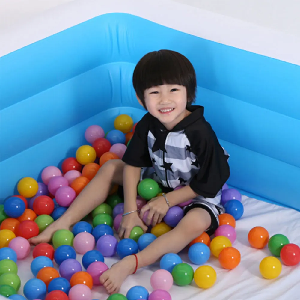 

Rectangular Inflatable Swimming Pool Paddling Pool Bathing Tub Outdoor Summer Swimming Pool For Kids Adult Ocean Ball Pond