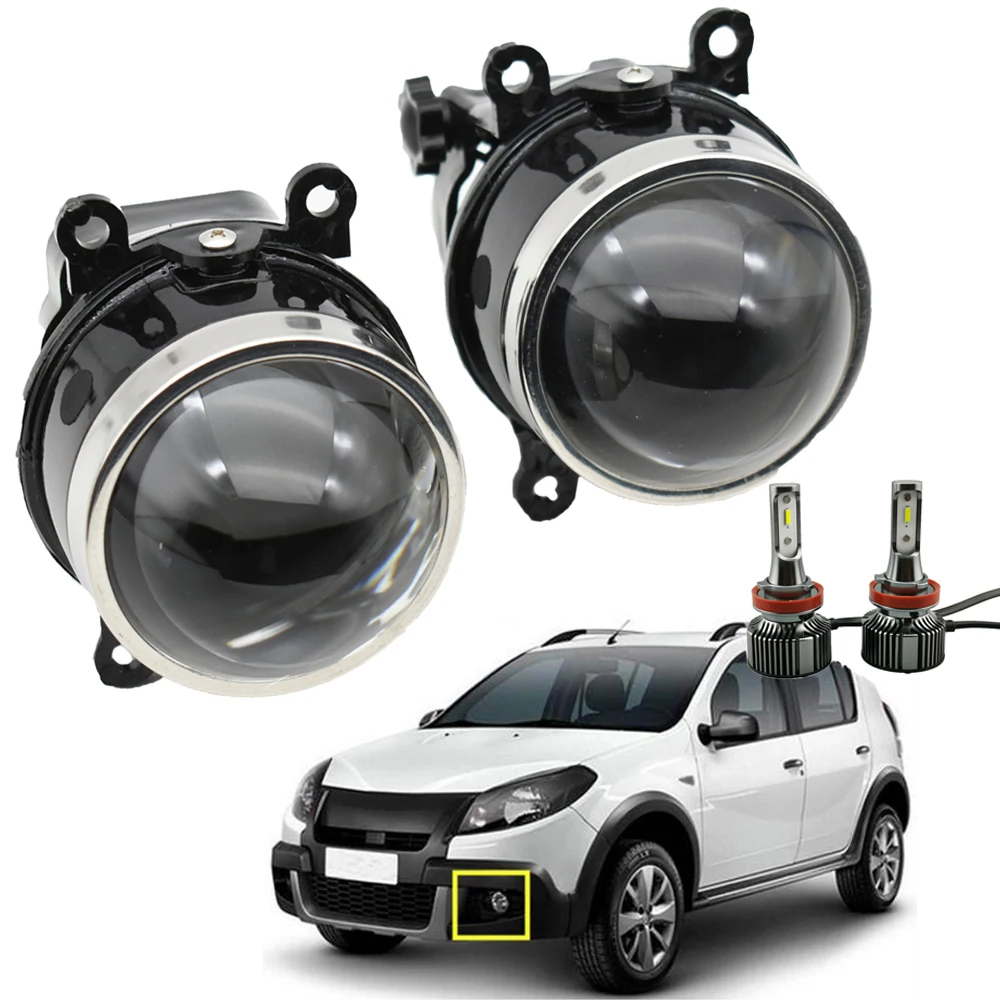 Противотуманные фары Bixenon для Ford Focus 2 рестайлинг/Subaru Forester/Renault Duster/Mitsubishi Pajero/Peugeot 407
