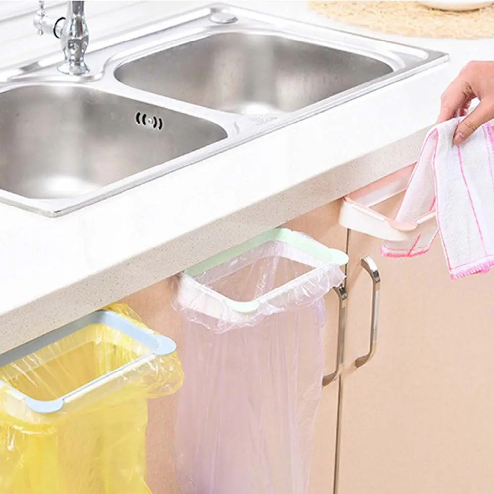 Портативное мусорное ведро дверь шкафа мусорная корзина стеллаж для мусора