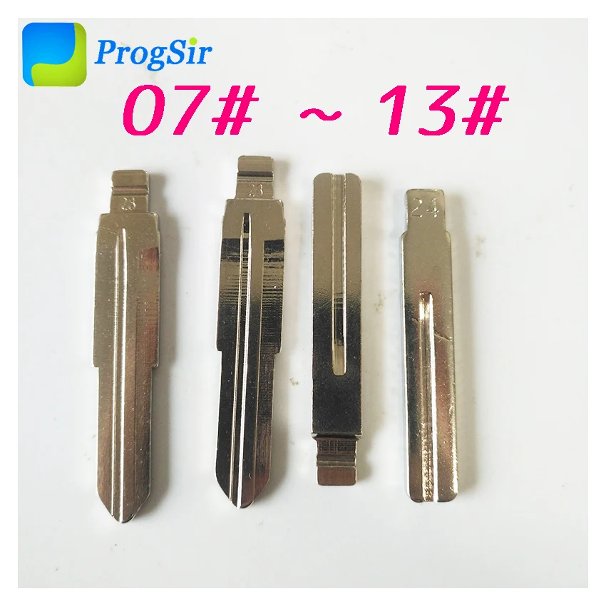 07 #08 #09 #10 #11 #12 #13 # необработанное пустое лезвие для дистанционного ключа KD VVDI 10