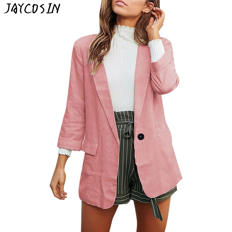 JAYCOSIN 2019 индивидуальное пальто модная женская одежда с длинным рукавом Открытый