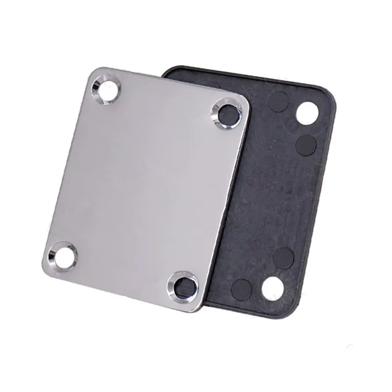 Хромированные серебристые металлические запчасти для грифа бас-электрогитары