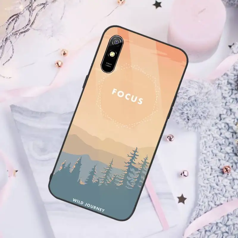 

Meditation App Wild Journey Phone Case For Xiaomi Mi Redmi Note 8T 9T 9S 9A 10 7 8 9 Lite pro