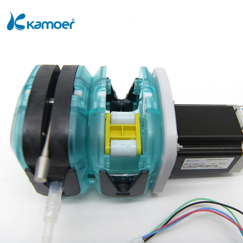 

Kamoer KKTS Multi-stage Gear Transmission Peristaltic Pump Stepper Motor For Liquid Transfer(Single/Double Head)