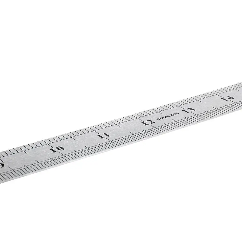 

Stainless Steel Double Side Measuring Straight Edge Ruler 60cm/24", Silver