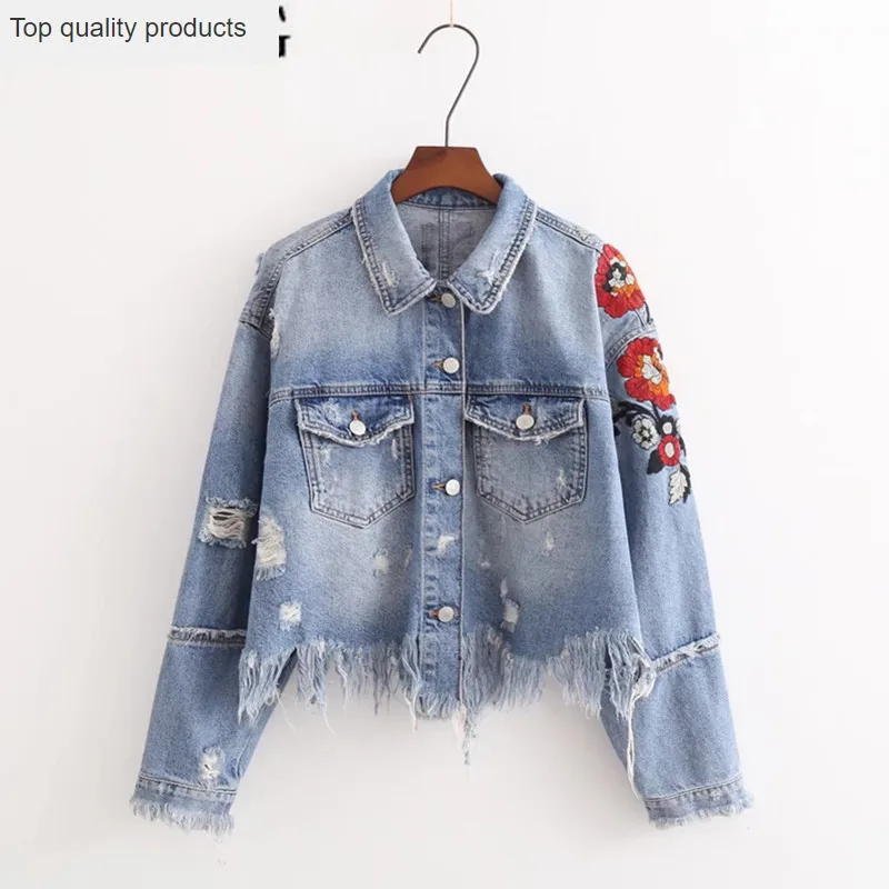 2020 уличная джинсовая куртка для женщин короткие джинсовые куртки свободные