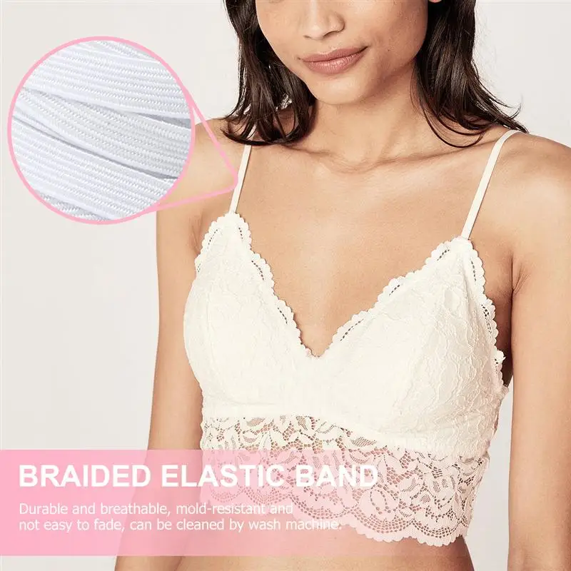 10 м/лот полиэфир резинки 6 мм широкая эластичная резиновая лента для брюки одежда