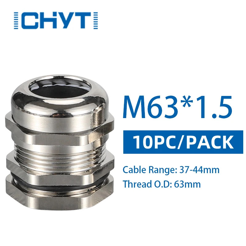 PG48 M63x1.5 водонепроницаемый рельефный уплотнительный кабельный сальник 1 шт. ввод