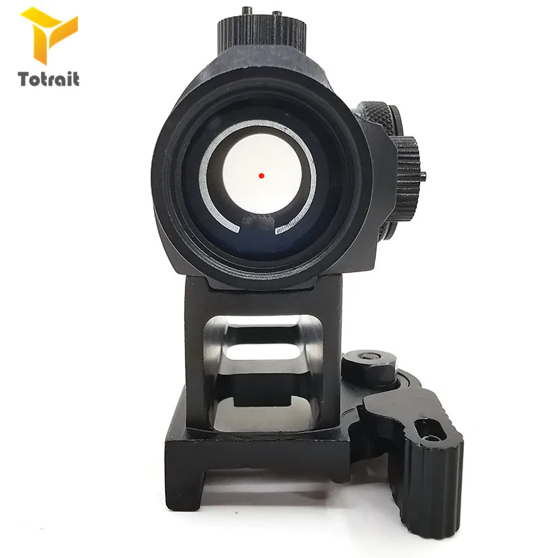 Тактический точечный мини 1X24 T1 прицел с подсветкой красный быстросъемным