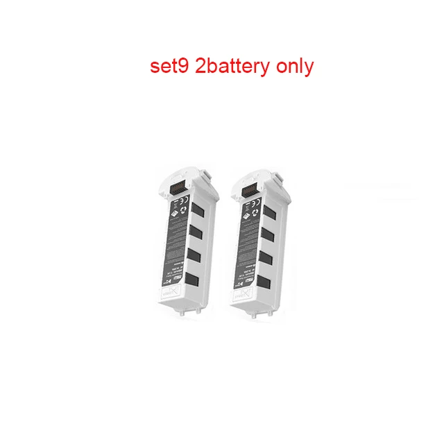 set9(only 2battery) Hubsan H117S Zino gps 5,8 Г 1 км Складная рукоятка с видом от первого лица в формате 4K UHD, Камера 3-осевому гидростабилизатору RC Дрон Квадрокоптер RTF - Цвет: set9(only 2battery)