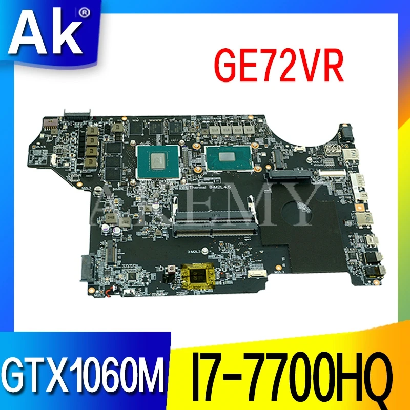 Материнская плата I7 7700HQ GPU GTX1060M MS 16JB1 msi GE62VR GE72VR материнская для ноутбука версия 100%