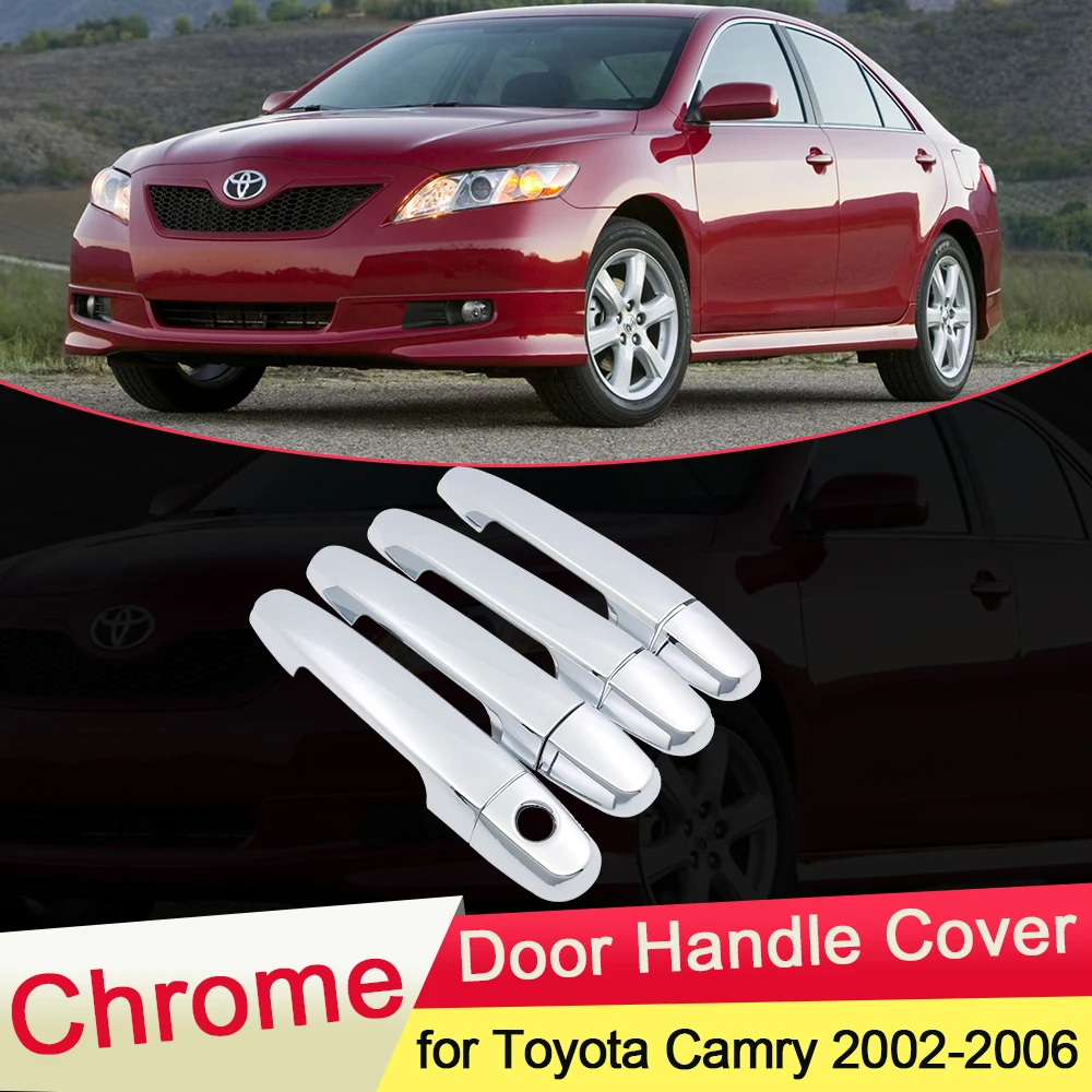 Хромированная Крышка для дверной ручки Toyota Camry XV30 Daihatsu Altis 2002 2003 2004 2005 2006