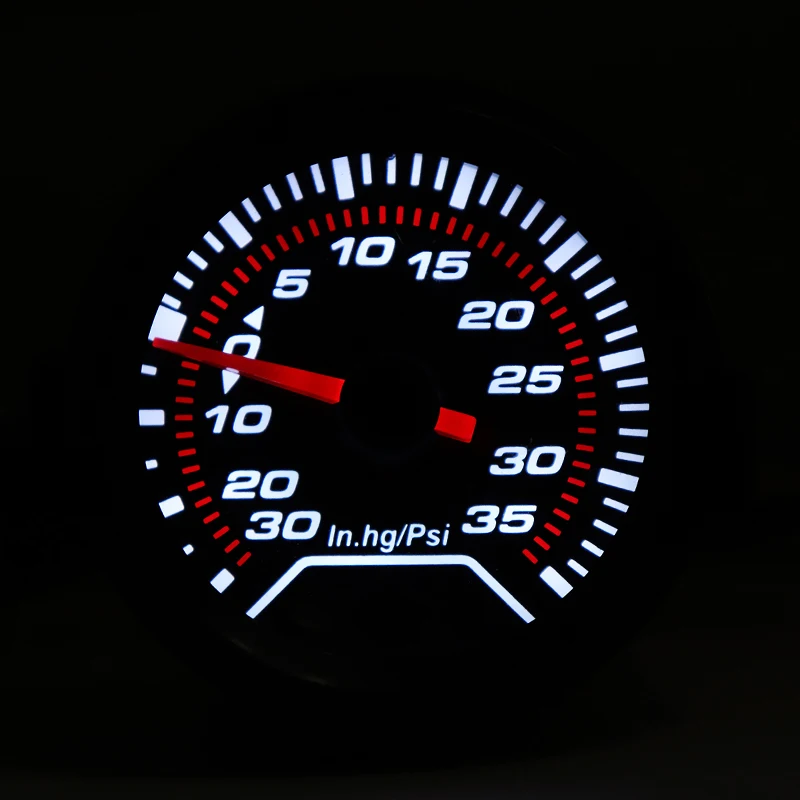 Универсальный 1 комплект 52 мм 2 &quotАвтомобильный манометр Tur-bo Boost gaugs Meter In. hg PSI